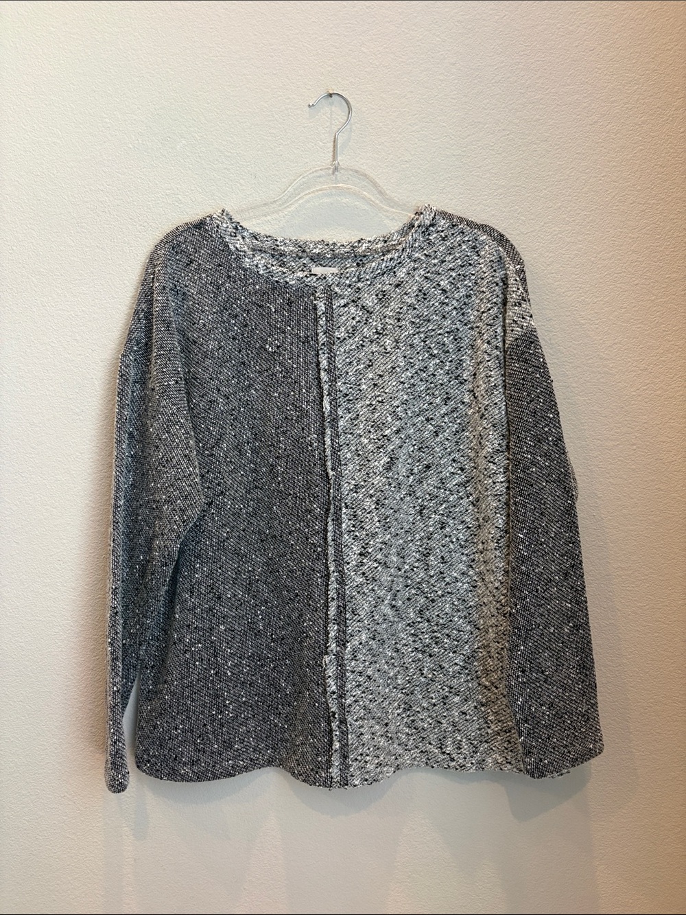 Nic + Zoe Boucle Knit Sweater Size XL